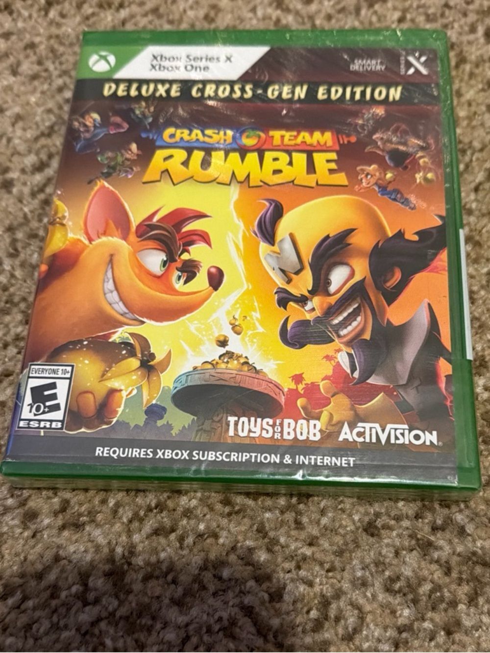 New Crash Team Rumble Xbox Series X/Xbox One Deluxe Cross-Gen Edition